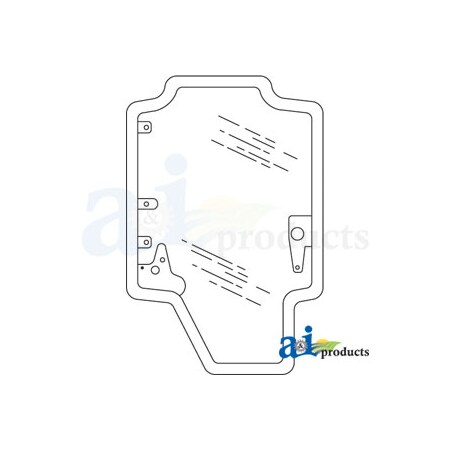 A & I Products Glass; Front Door 52" x32" x4" A-84344565
